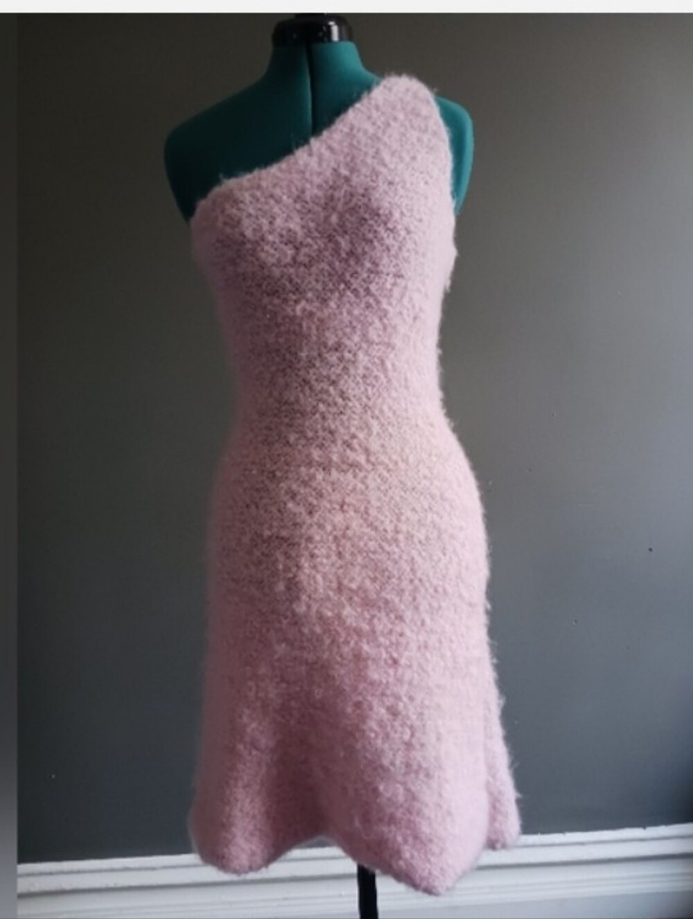Eckhaus Latta Pink Knit Dress